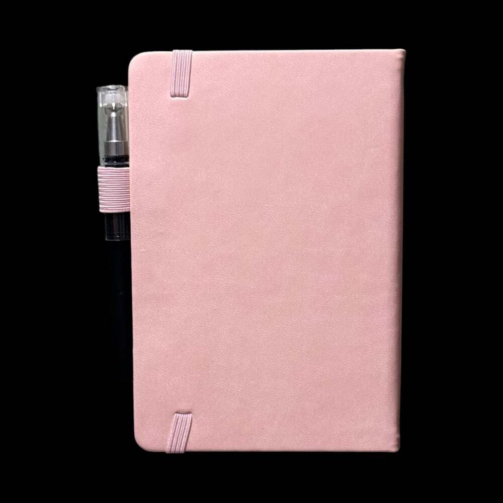 Pink Rose Tree of Life Embossed Small Hardcover Lined Journal with Pen - Picture 5 of 5